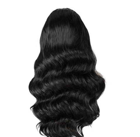 Long Human Hair Lace Front Wig – 13x4 Lace