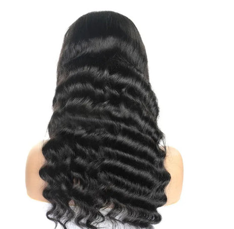 Long Human Hair Lace Front Wig – 13x4 Lace
