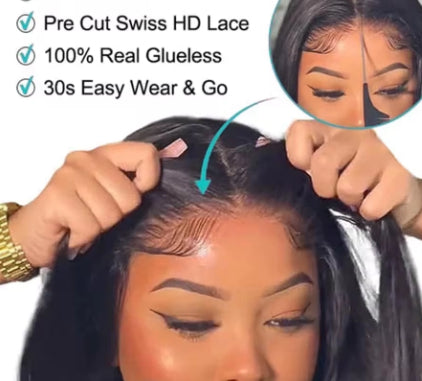Body Wave 5x5 Closure Wig | Glueless Human Hair | 16–34 Inches
