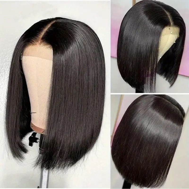 Short Straight Lace Front Bob Wig