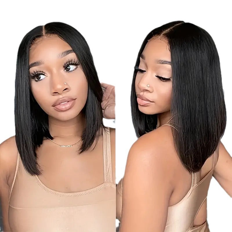 Short Straight Lace Front Bob Wig