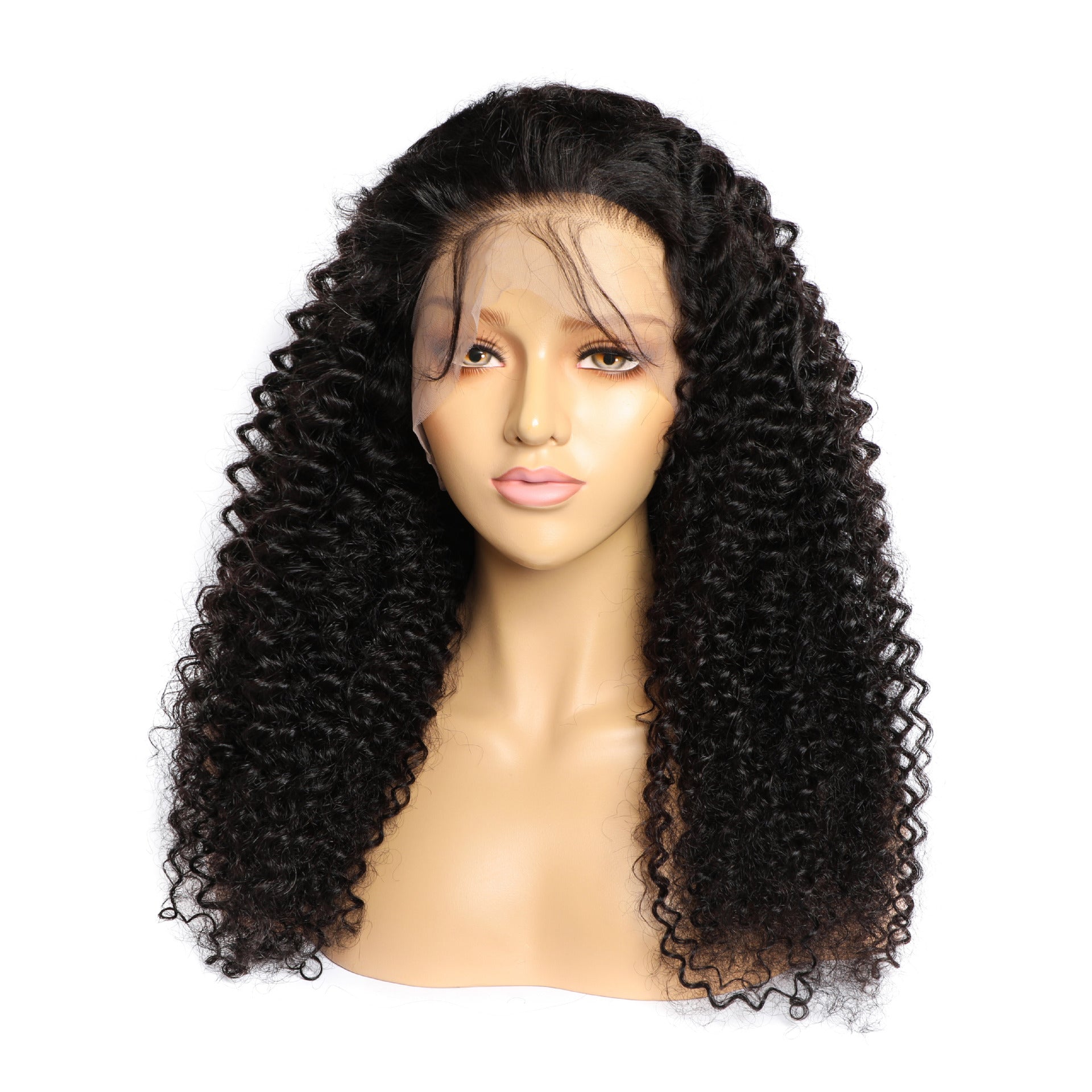Curly 13x4 Lace Front Wig – 150% Density Human Hair