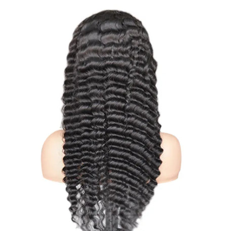 Long Human Hair Lace Front Wig – 13x4 Lace