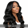 Body Wave 5x5 Closure Wig | Glueless Human Hair | 16–34 Inches