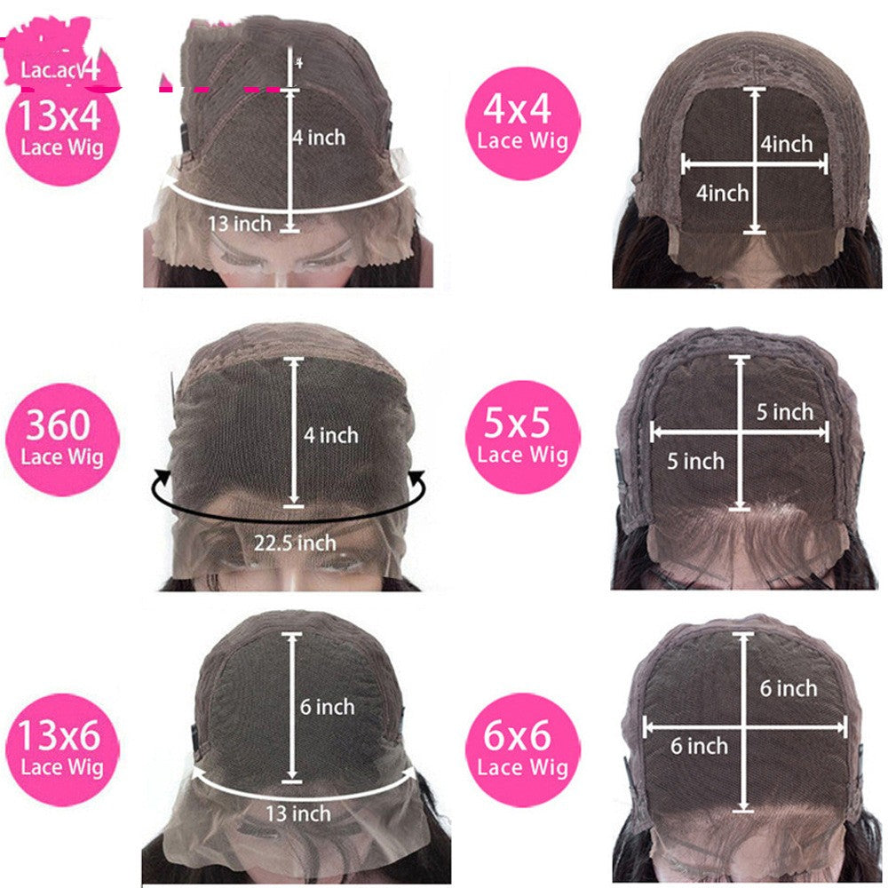 Straight Human Hair Lace Wig – Multiple Lace Options