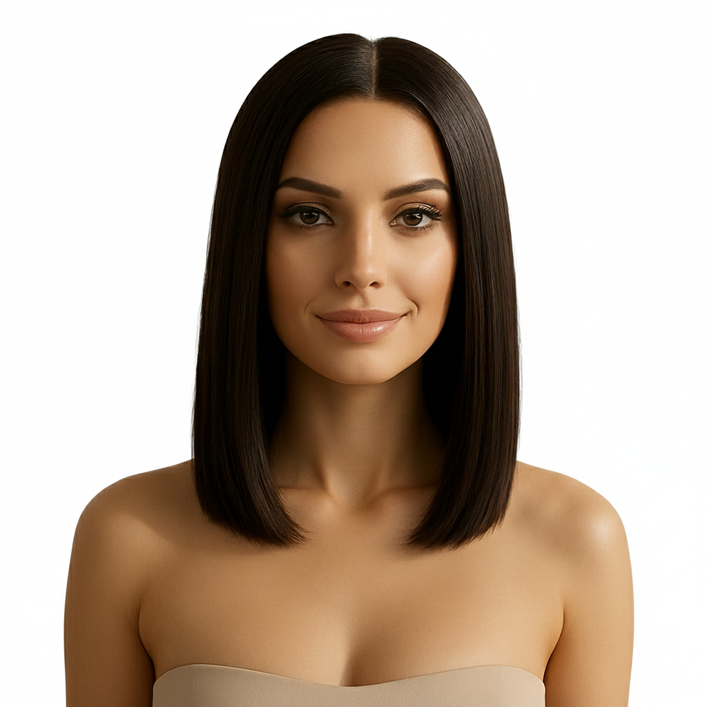 Human Hair Lace Front Wig – 13x4 Swiss Lace