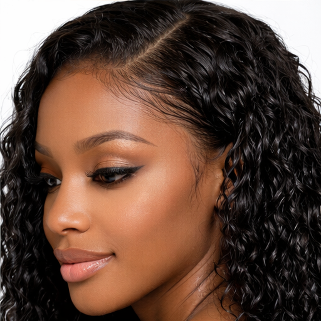 Water Wave 13x4 Lace Front Wig – 150% Density Human Hair