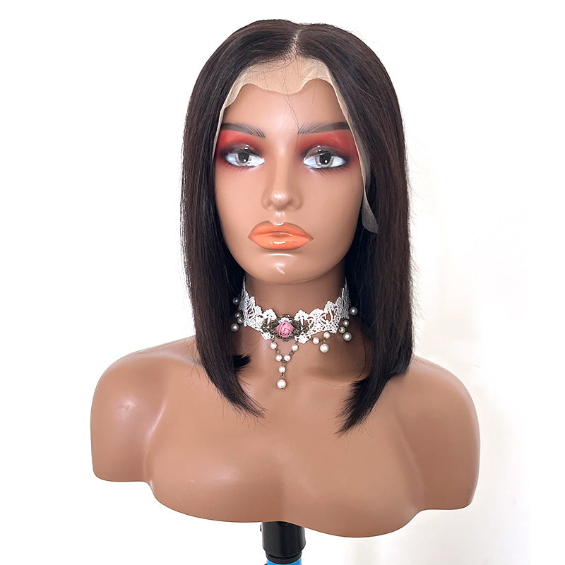 Human Hair Lace Front Wig – 13x4 Swiss Lace