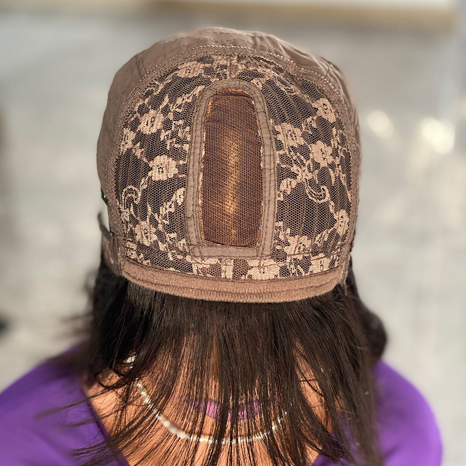 Classic Bob Lace Wig – 100% Human Hair (10–16 Inch)