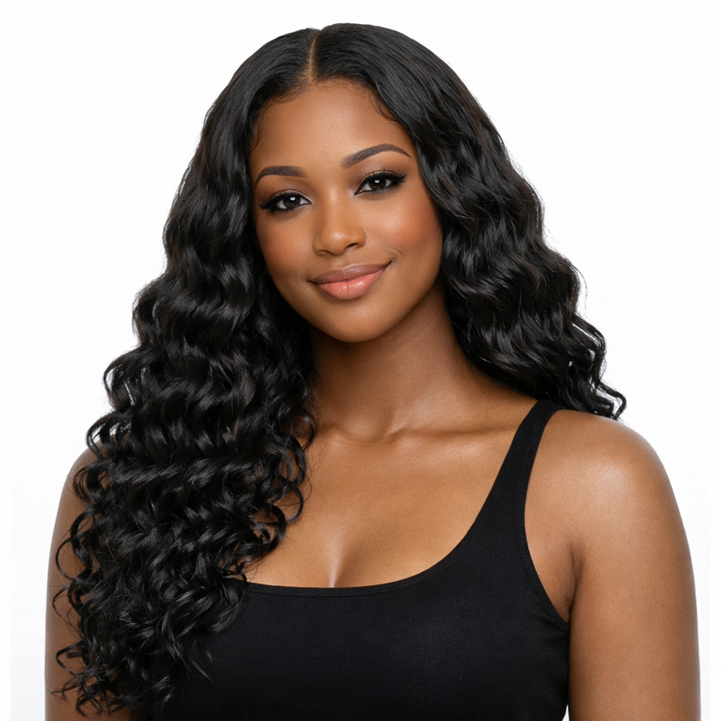 Loose Deep Wave 13x4 Lace Front Wig – 150% Density Human Hair