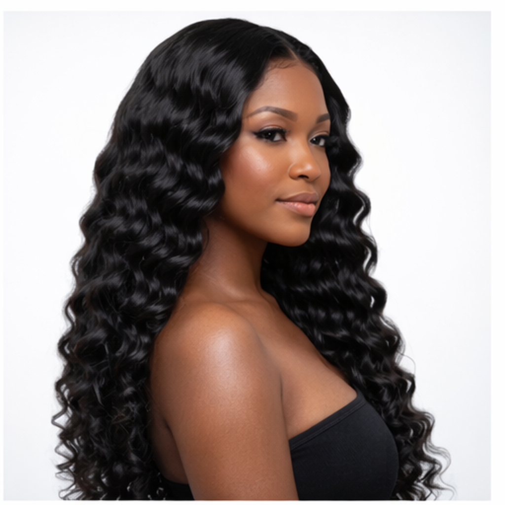 Loose Deep Wave 13x4 Lace Front Wig – 150% Density Human Hair