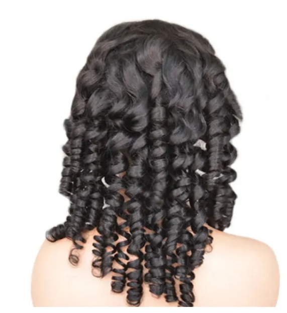 Medium spiral curl 13x4 Lace Front Wig – 150% Density Human Hair