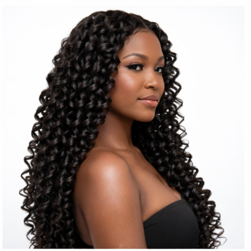 Medium spiral curl 13x4 Lace Front Wig – 150% Density Human Hair