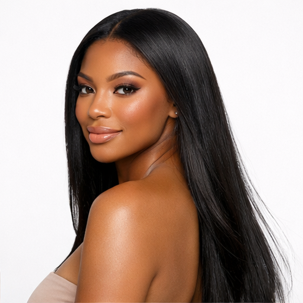 Straight 13x4 Lace Front Wig – 150% Density Human Hair