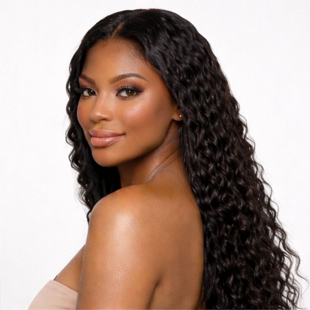 Deep Wave 13x4 Lace Front Wig – 150% Density Human Hair