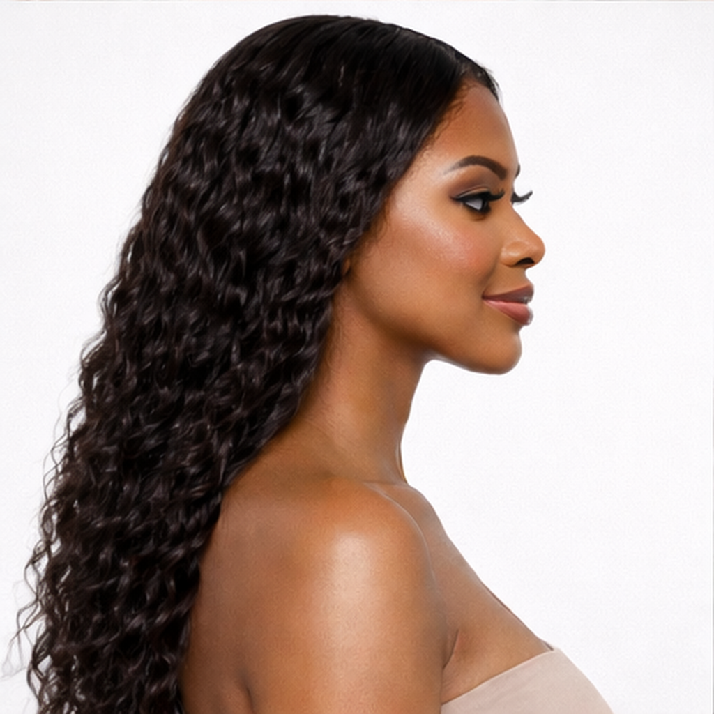 Deep Wave 13x4 Lace Front Wig – 150% Density Human Hair